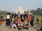 India Winterim- Group Taj Mahal