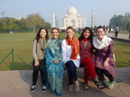 India Winterim- Group Taj Mahal 2