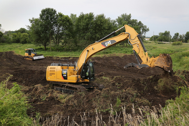 Oxbow Restoration Excavator 2
