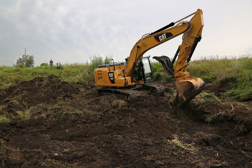 Oxbow Restoration Excavator 