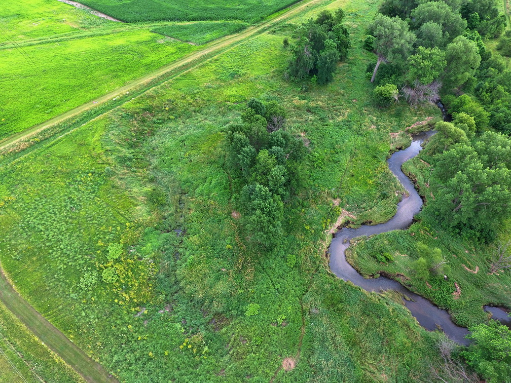 Oxbow Restoration Before From Above