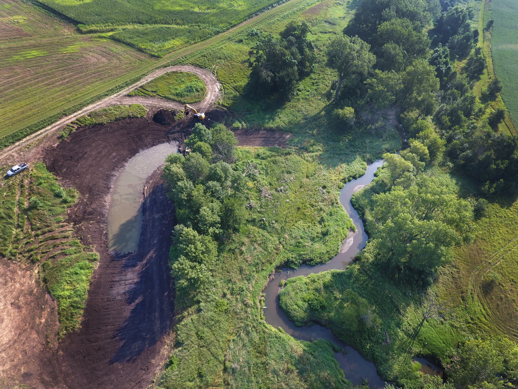 Oxbow Restoration From Above