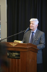 Witold Krajewski at the Podium